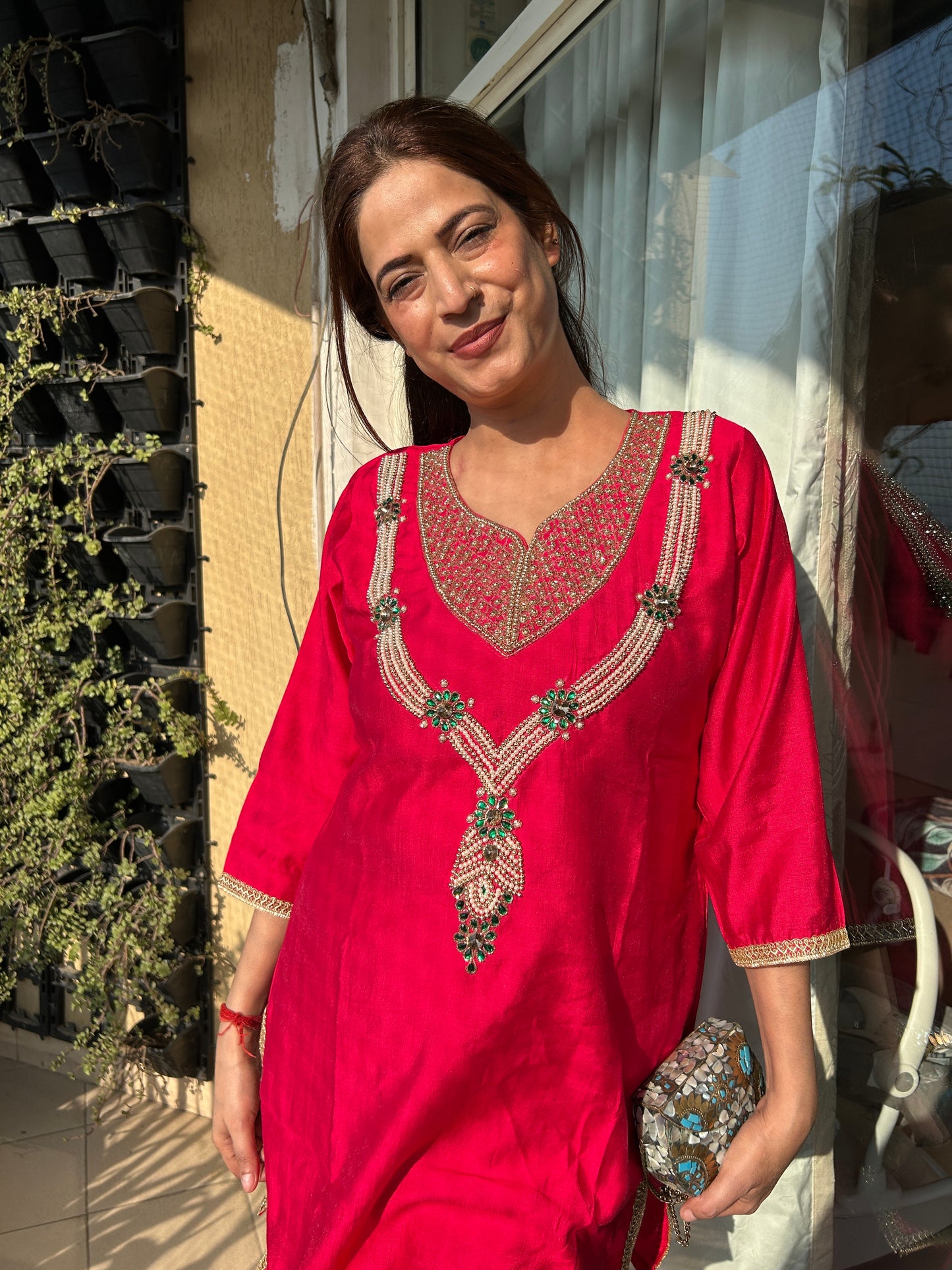 Rani Pink Vatican Co-ord Set